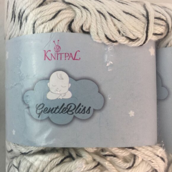 KnitPal Gentle Bliss Baby Acrylic Yarn Light Weight Cookies & Cream 8 Pack NEW - Picture 3 of 6